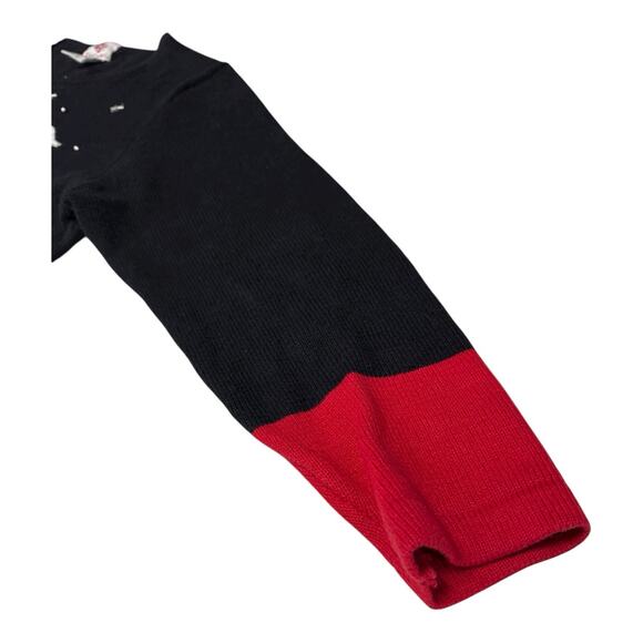 Vintage Nutcracker Black XL Embroidered Embellished Christmas Theme Sweater - Picture 10 of 12